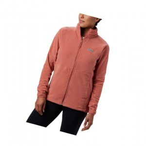 Kurtki Columbia Basin Trail Fleece Full Zip Top Damskie Ciemny Koralowe | 49SKEDMJC