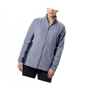 Kurtki Columbia Basin Trail Fleece Full Zip Top Damskie Granatowe | 12SIRLVDX