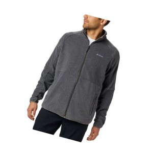 Kurtki Columbia Basin Trail Full Zip Fleece Tall Męskie Szare | 70VCGUTBX