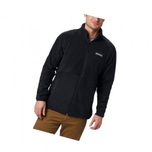 Kurtki Columbia Basin Trail Full Zip Fleece Big Męskie Czarne | 36RXCAOQI