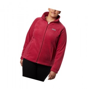 Kurtki Columbia Benton Springs Full Zip Plus Size Damskie Czerwone Fioletowe | 97RCKDNLH