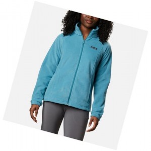 Kurtki Columbia Benton Springs Full Zip Fleece Petite Damskie Niebieskie | 72KJPCEWD