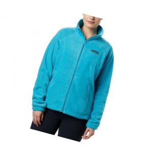 Kurtki Columbia Benton Springs Full Zip Fleece Damskie Niebieskie | 68SLRUBEP