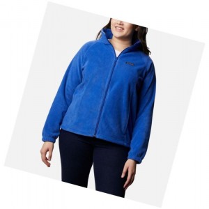 Kurtki Columbia Benton Springs Full Zip Plus Size Damskie Niebieskie | 65YVFULBI