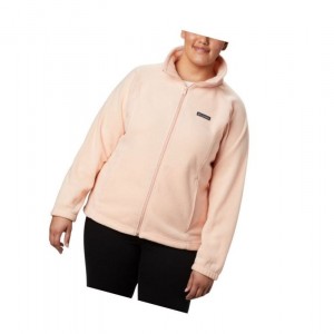 Kurtki Columbia Benton Springs Full Zip Plus Size Damskie Różowe | 59NYMFDUE