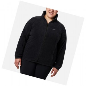 Kurtki Columbia Benton Springs Full Zip Plus Size Damskie Czarne | 50WTXNGYP