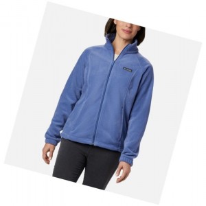 Kurtki Columbia Benton Springs Full Zip Fleece Damskie Niebieskie | 40JGRITED