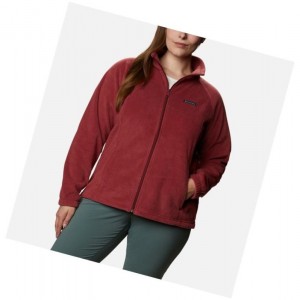 Kurtki Columbia Benton Springs Full Zip Plus Size Damskie Czerwone | 36GDFBXHS