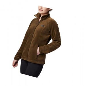 Kurtki Columbia Benton Springs Full Zip Fleece Damskie Oliwkowe | 32JWUIDYX