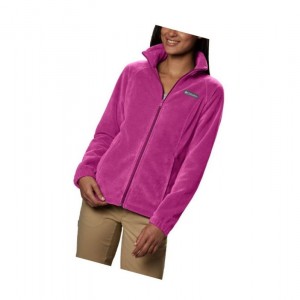 Kurtki Columbia Benton Springs Full Zip Fleece Damskie Fuksja | 31XMTARBL