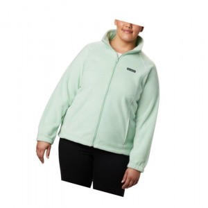 Kurtki Columbia Benton Springs Full Zip Plus Size Damskie Mięta | 16KZYRLQF