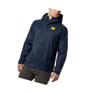 Kurtki Columbia Collegiate Watertight II - Michigan Męskie Granatowe | 68JFOQLAD