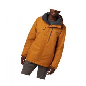 Kurtki Columbia Cushman Crest Insulated Męskie Brązowe | 87WFTQZNV