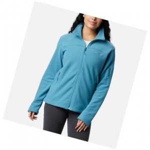 Kurtki Columbia Fast Trek II Fleece Damskie Niebieskie | 95NSPTUDX