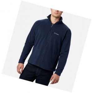 Kurtki Columbia Fast Trek II Full Zip Fleece Męskie Granatowe | 40VDMZOXI