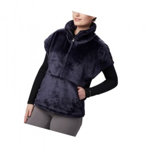 Kurtki Columbia Fire Side III Sherpa Shrug Damskie Granatowe | 06VYZHBKM