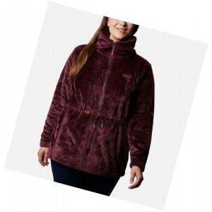 Kurtki Columbia Fire Side Long Full Zip Sherpa Fleece Plus Size Damskie Kolorowe | 04FPRBGYK