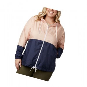 Kurtki Columbia Flash Forward Windbreaker Plus Size Damskie Granatowe | 71HIZMJUA