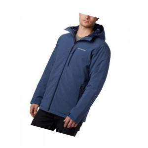 Kurtki Columbia Gate Racer Softshell Męskie Ciemny Niebieskie | 60RVEPNOU