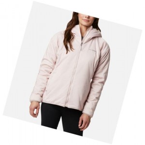 Kurtki Columbia Kruser Ridge II Plush Softshell Damskie Różowe | 46DEYCFSZ