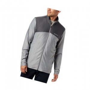 Kurtki Columbia Maxtrail Midlayer Fleece Męskie Szare | 58OCGTPLV