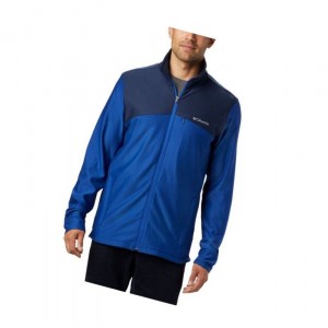 Kurtki Columbia Maxtrail Midlayer Fleece Męskie Granatowe | 98EGMYUSI