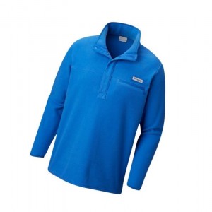 Kurtki Columbia PFG Harborside Fleece Męskie Niebieskie | 34ZARGCSN