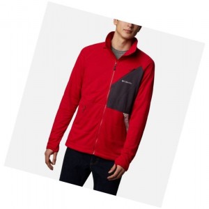 Kurtki Columbia Parkdale Point Full Zip Męskie Niebieskie Czerwone | 26UQYNBPA