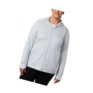 Kurtki Columbia Place To Place II Full Zip Plus Size Damskie Szare | 08XUQNODY