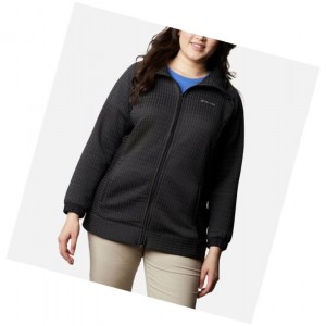 Kurtki Columbia Saturday Trail Full Zip Plus Size Damskie Czarne | 23QYXDEWJ