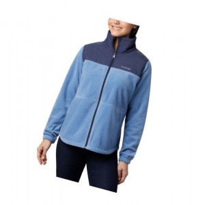 Kurtki Columbia Sawyer Rapids Overlay Full Zip Fleece Damskie Niebieskie Granatowe | 49ISGOVAT