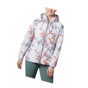 Kurtki Columbia Side Hill Printed Windbreaker Damskie Kolorowe | 73IEJUZGT