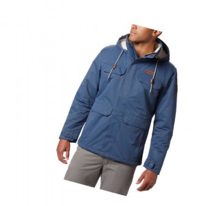 Kurtki Columbia South Canyon Lined Insulated Męskie Ciemny Niebieskie | 97LHEJTYA