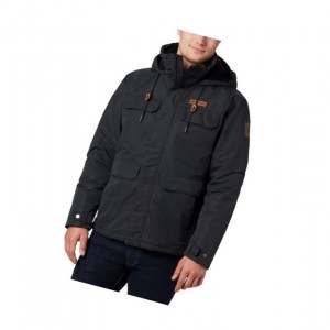 Kurtki Columbia South Canyon Lined Insulated Męskie Czarne | 79SCZVJDO