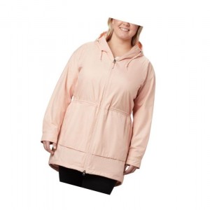 Kurtki Columbia Sweet Maple Plus Size Damskie Różowe | 98UITBAHG