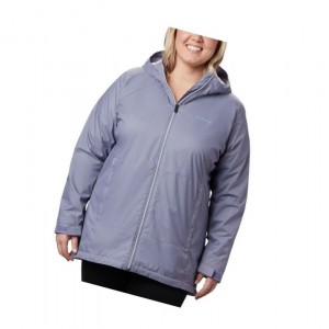 Kurtki Columbia Switchback Lined Long Plus Size Damskie Fioletowe | 21VANQMWC