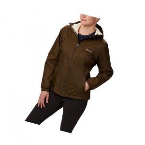 Kurtki Columbia Switchback Sherpa Lined Damskie Oliwkowe | 85XWTZGMD