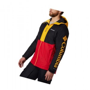 Kurtki Columbia Timberturner Insulated Męskie Niebieskie Czerwone Czarne | 42AGCVSDU