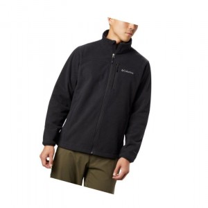 Kurtki Columbia Wind Protector Fleece Męskie Czarne | 10APJDGQL