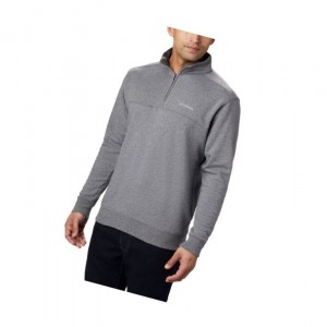 Pulower Columbia Hart Mountain II Half Zip Big Męskie Szare | 70YBEMLQC