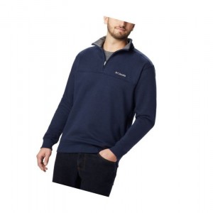 Pulower Columbia Hart Mountain II Half Zip Big Męskie Ciemny Szare | 64PFHBLOX