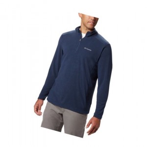 Pulower Columbia Klamath Range II Half Zip Fleece Big Męskie Granatowe | 36GUXVKSY