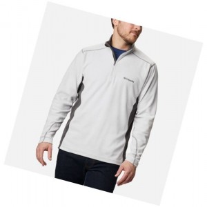 Pulower Columbia Klamath Range II Half Zip Fleece Męskie Szare | 32AMNPIRY