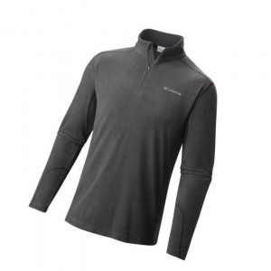 Pulower Columbia Klamath Range II Half Zip Fleece Tall Męskie Ciemny Szare | 02BLPKWUA