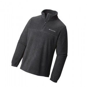 Pulower Columbia Steens Mountain Half Zip Fleece Męskie Szare | 93IBDTAYH