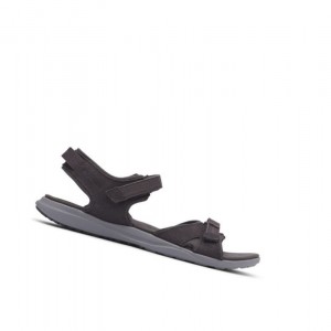 Sandały Columbia Leather Ankle Strap Damskie Ciemny Szare | 52MSKHZWI