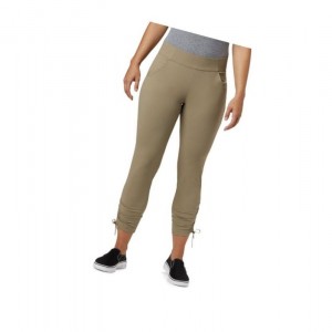 Spodnie Columbia Anytime Casual Ankle Pant Damskie Brązowe | 56KMGHSVL