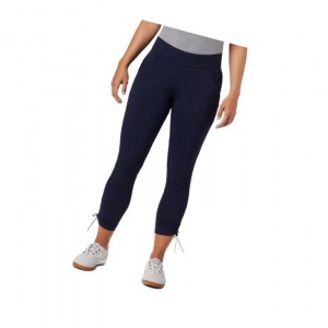 Spodnie Columbia Anytime Casual Ankle Pant Damskie Granatowe | 47SGCAVTO