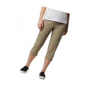 Spodnie Columbia Just Right II Capri Pant Damskie Brązowe | 04UYGLJQO