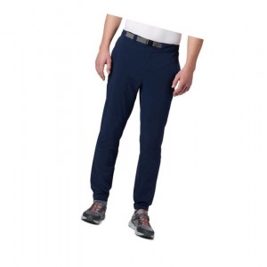 Spodnie Columbia Lodge Woven Jogger Męskie Granatowe | 82ANGTCJI